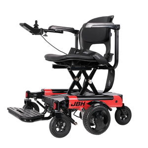 JBH USB -laddning av aluminiumlegering rullstol D07