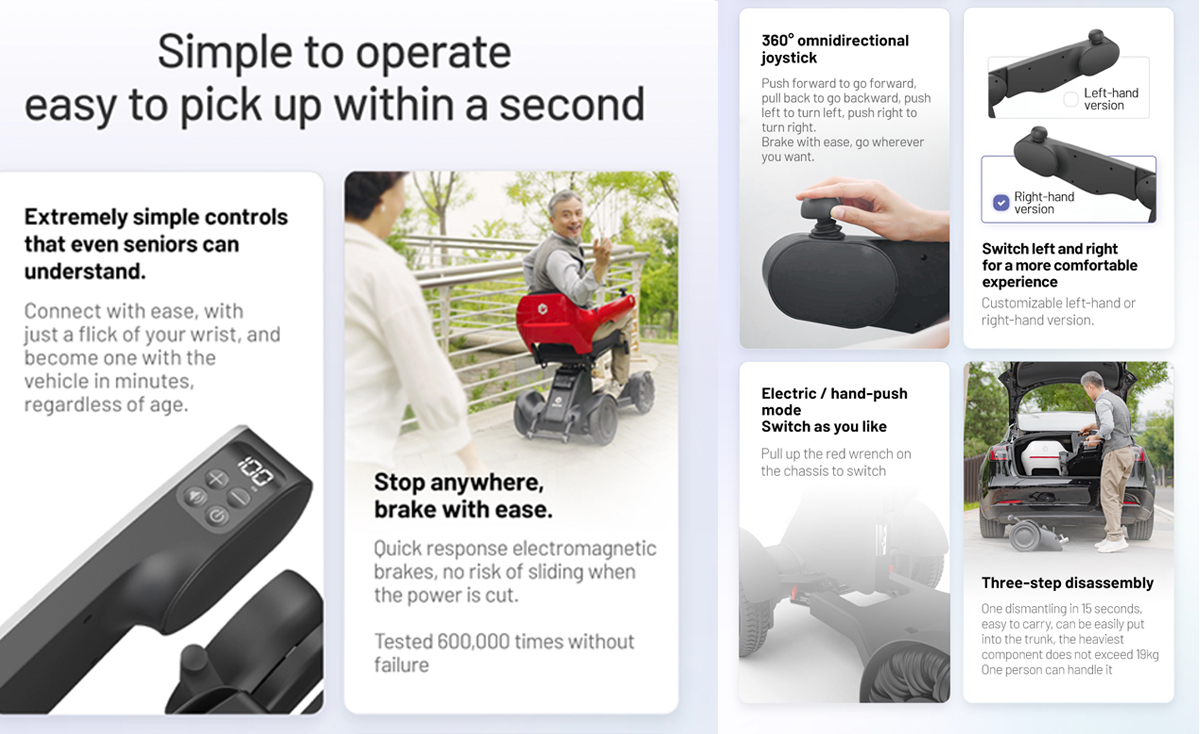 elektrisk rullstol D30