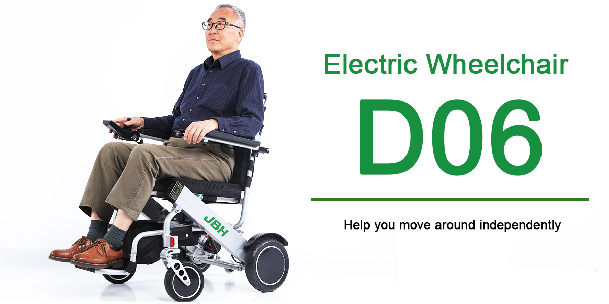 JBH F&auml;llbar elektrisk rullstol 