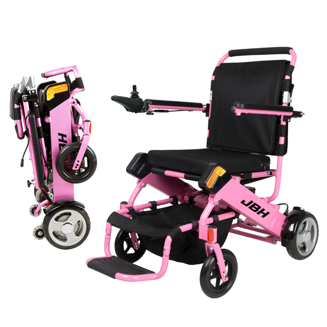 JBH rosa intelligent kraft aluminiumlegering rullstol d05
