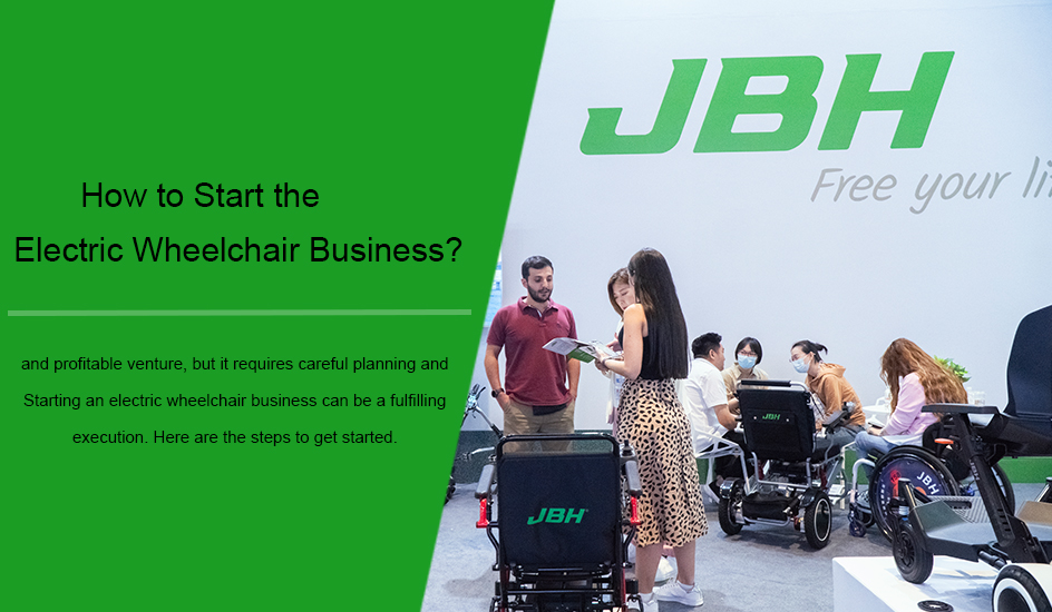 Hur startar jag den elektriska rullstolsföretaget?