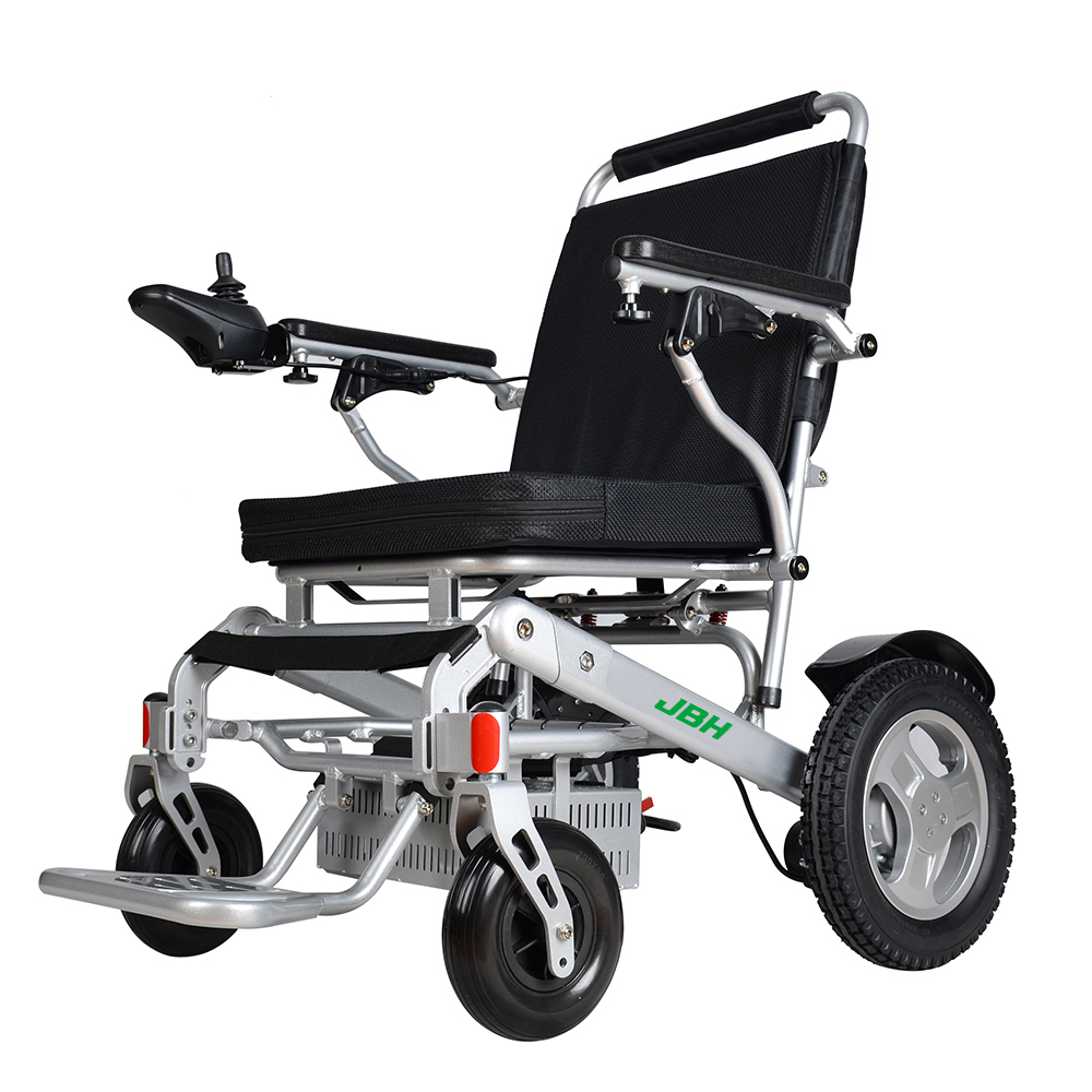 JBH Hopfällbar bärbar elektrisk rullstol inomhus