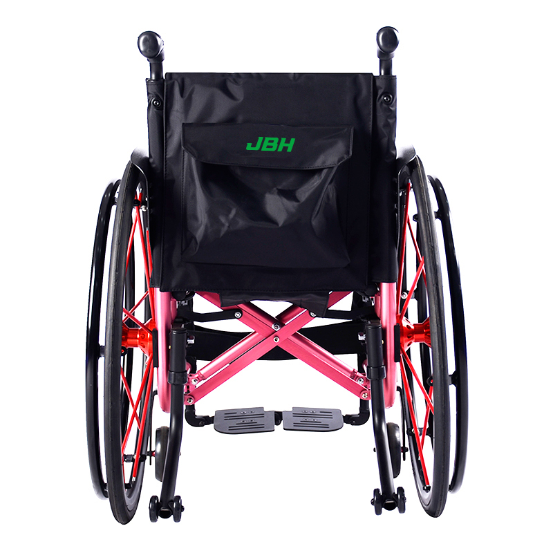 JBH Pink Lightweight Sport Wheelchair S002