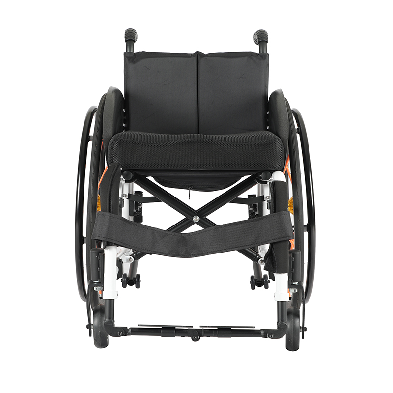 JBH Black Basic Transport Manual Wheelchair S002