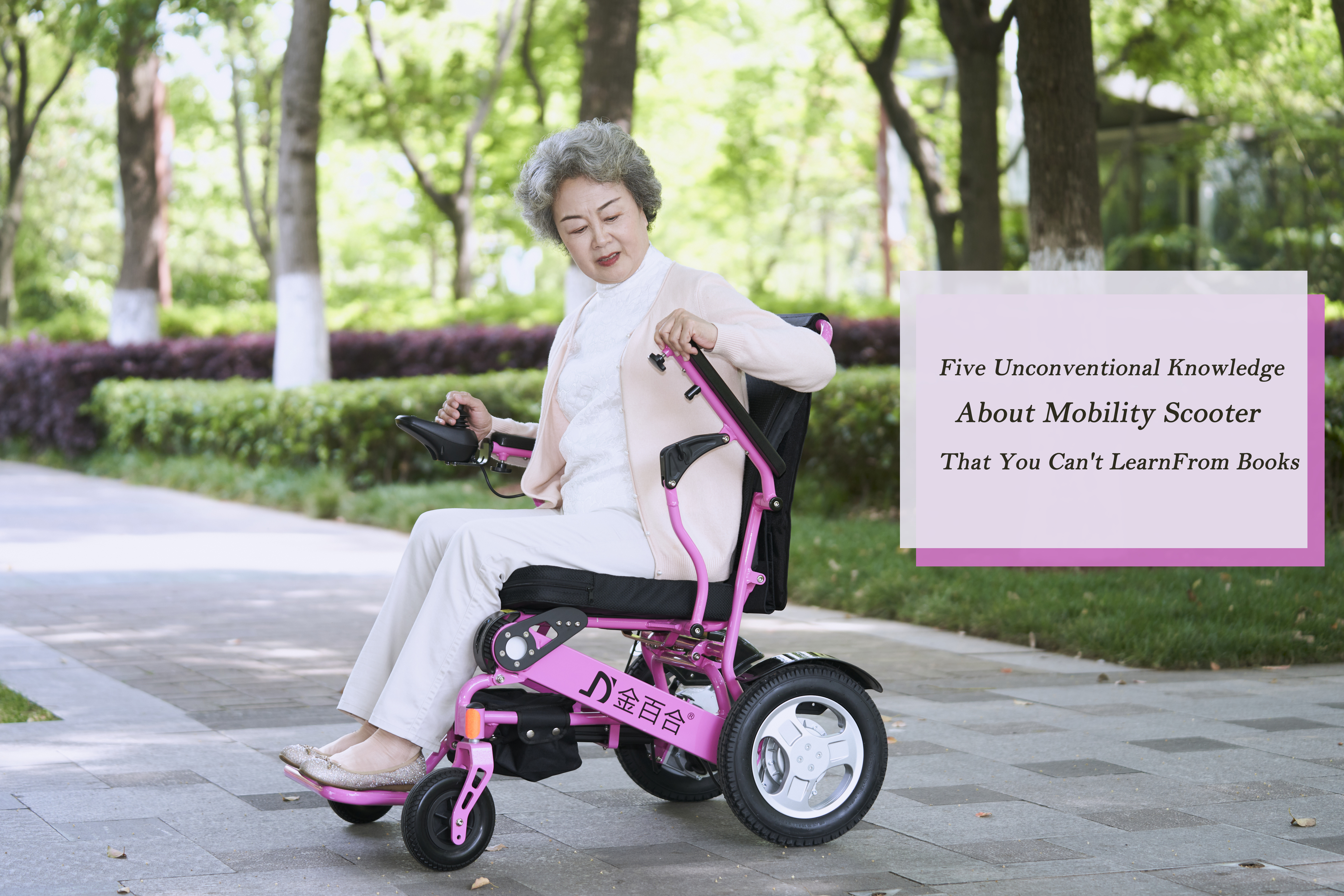 Fem okonventionella kunskaper om mobilitetsskoter som du inte kan lära dig av böcker