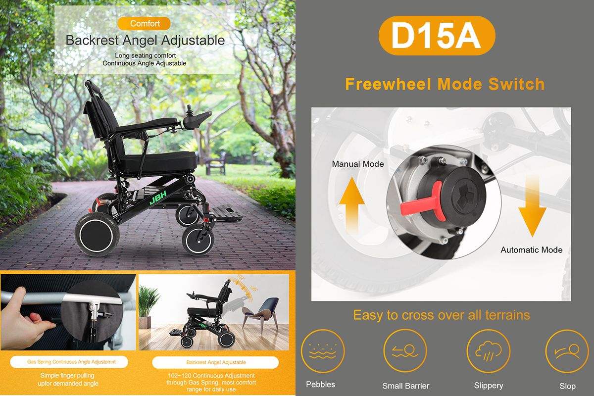 D15A elektrisk rullstol