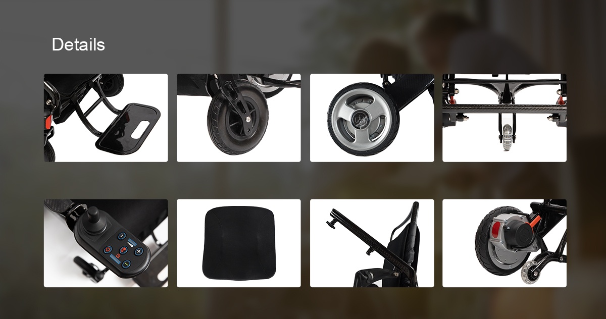 Elektriska rullstolsdetaljer