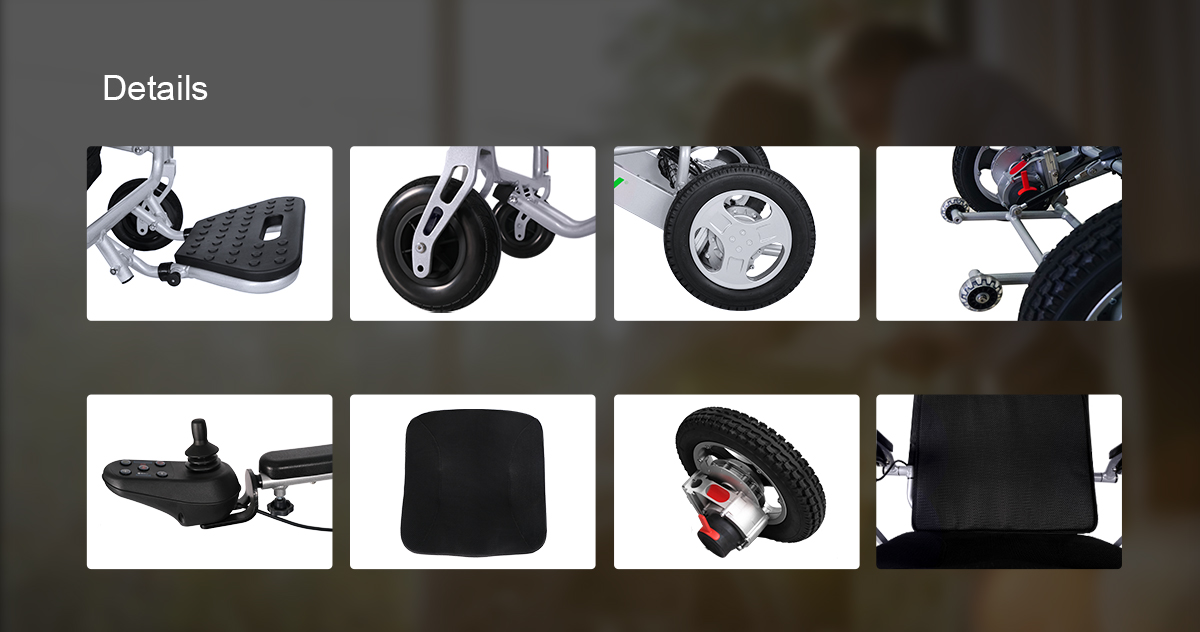 D26 Power rullstolsdetaljer 