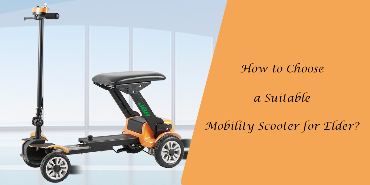 Hur väljer jag en lämplig mobilitetsscooter för äldre?