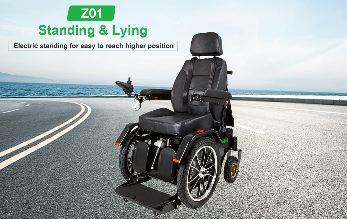 Z01 elektrisk st&aring;ende rullstol