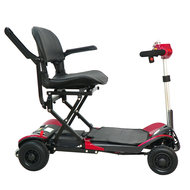 JBH Red Foldbar Mobility Scooter FDB01