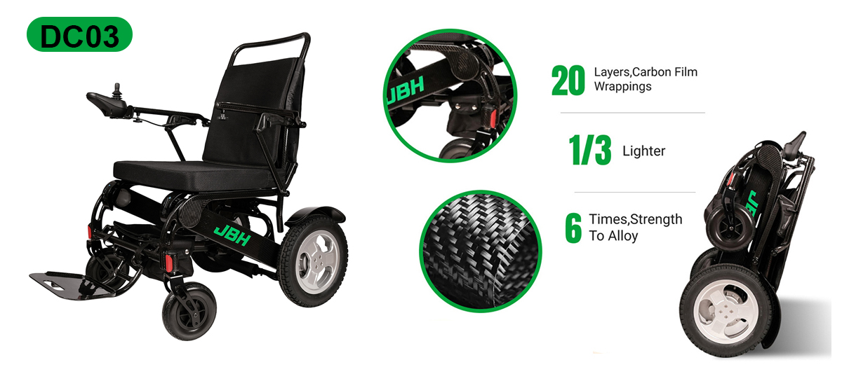 Kolfiber rullstol DC03
